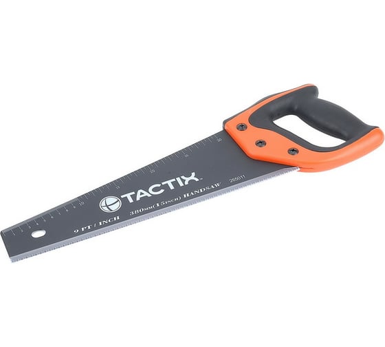 Ножовка по дереву TACTIX 380 мм, с покрытием, зуб 7/8 265011 1