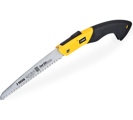 Складная ножовка для обрезки сучьев и веток SGS 1755 300 мм, в ножнах 1755SGS