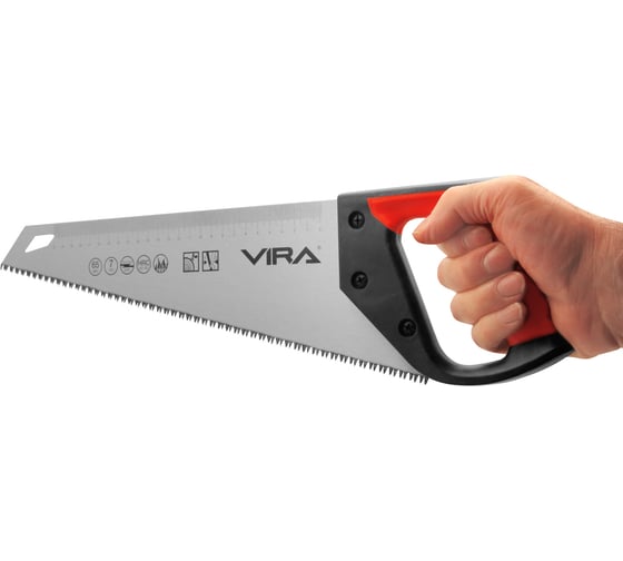 Ножовка по сырой древесине 3D зуб 450 мм VIRA 800245