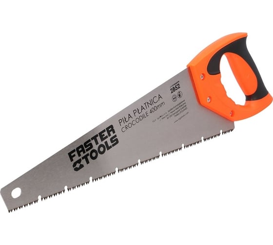 Пила по дереву FASTER TOOLS crocodile, 400 ммЮ 7tpi 2852