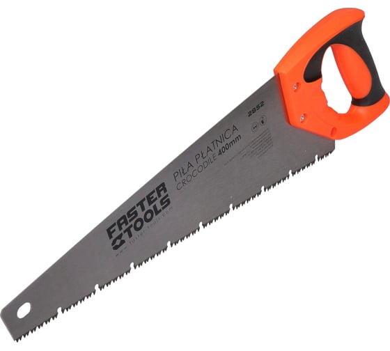 Пила по дереву FASTER TOOLS crocodile, 400 ммЮ 7tpi 2852