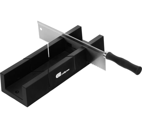 Пластиковое стусло 300х60мм + пила 300мм СИБРТЕХ 222307