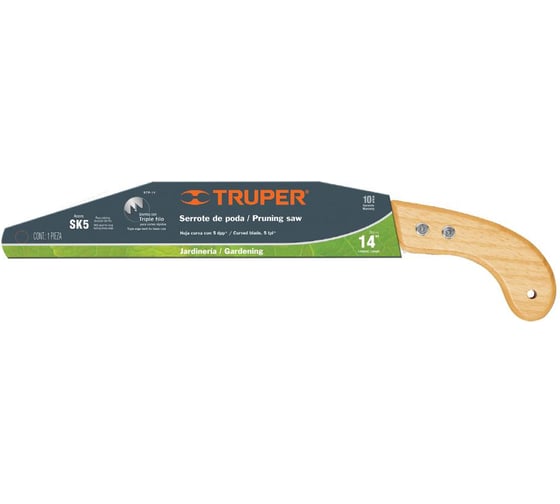 Садовая пила Truper STP-12 300 мм с деревянной рукояткой 18171