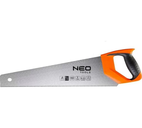 Ножовка по дереву NEO Tools 450 мм, 11TPI 41-066