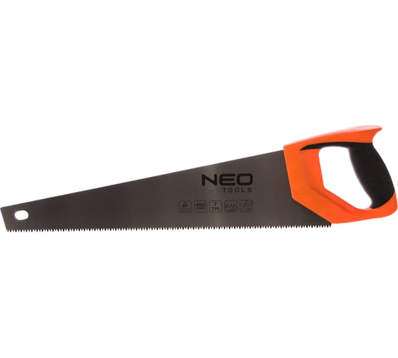 Ножовка по дереву NEO Tools 450 мм, 7TPI 41-036