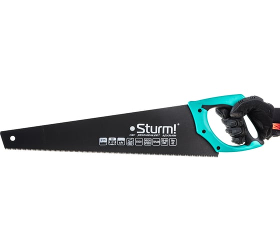 Ножовка по дереву Sturm 500 мм тефлоновое покрытие 9TPI 3D 1060-64-500