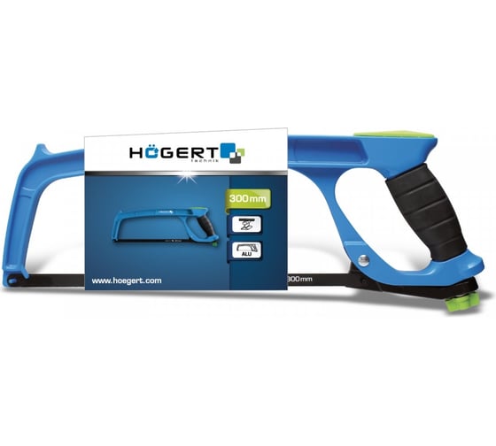 Ножовка HOEGERT TECHNIK 300 мм, алюминиевая рама HT3S270