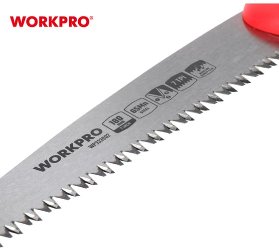 Складная секаторная пила WORKPRO 180мм WP333002