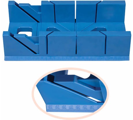 Пластиковое стусло без пилы FIT РОС Профи 41257 300 мм х 110 мм, цвет синий