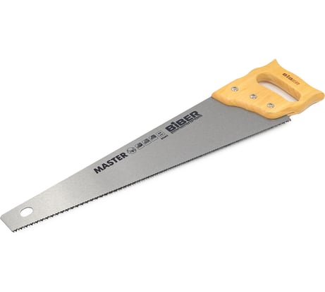 Ножовка по дереву средний зуб 450мм Biber Мастер 85662 тов-080816