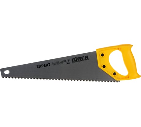 Ножовка по дереву крупный зуб Biber Эксперт 400мм 85671 тов-080818