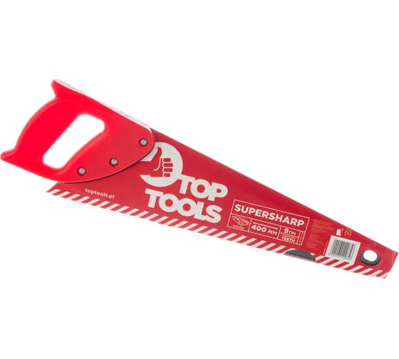 Ножовка по дереву (400 мм, Top Cut, 9 TPI) Top Tools 10A504