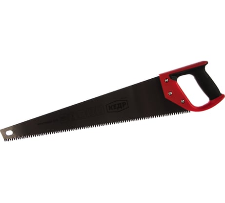 Ножовка по дереву 500 мм (3D-заточка, каленая, крупный зуб) КЕДР 035-5005 24841