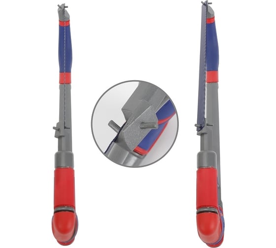 Ножовка по металлу WORKPRO алюминиевая сверхпрочная 300mm 24TPI WP215027