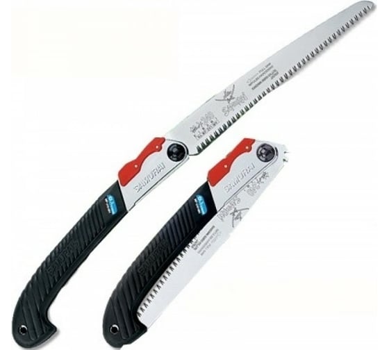Пила складная, с прямым полотном 2 угла фиксации, в футляре SAMURAI MP-210-MH