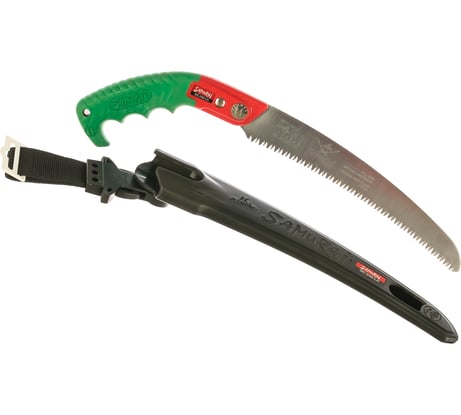 Пила с изогнутым полотном в чехле, с поясным креплением SAMURAI GC-240-LH