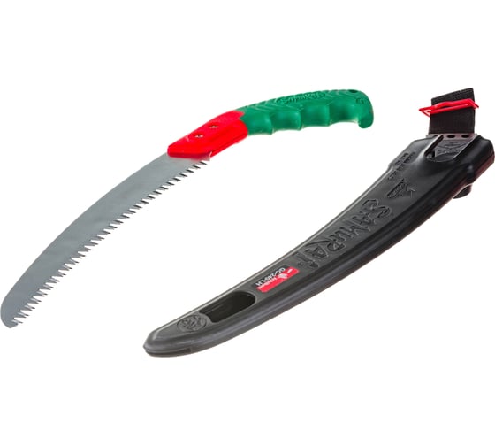 Пила с изогнутым полотном в чехле, с поясным креплением SAMURAI GC-240-LH