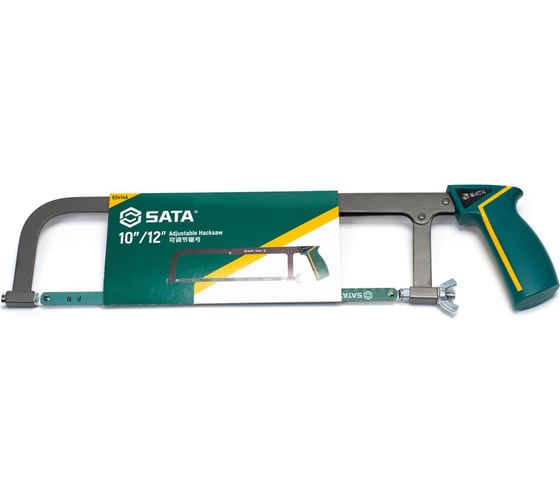 Ножовка по металлу Sata 10"/12" резиновая рукоятка 93414A