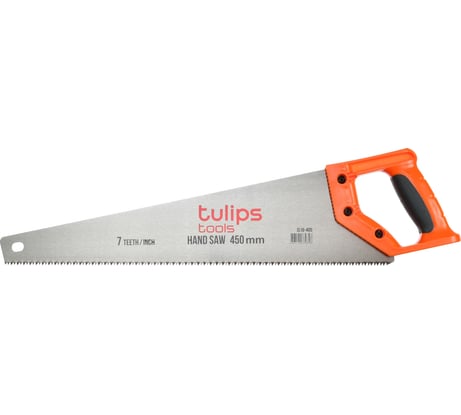 Ножовка по дереву 450 мм 7TPI Tulips tools IS16-405