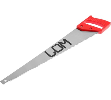 Ножовка по дереву ЛОМ пластиковая рукоятка, 7-8 TPI, 450 мм 5155397