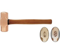 Кувалда X-Spark с деревянной рукояткой искробезопасная 191B-1012 Be-Cu 191BB1012