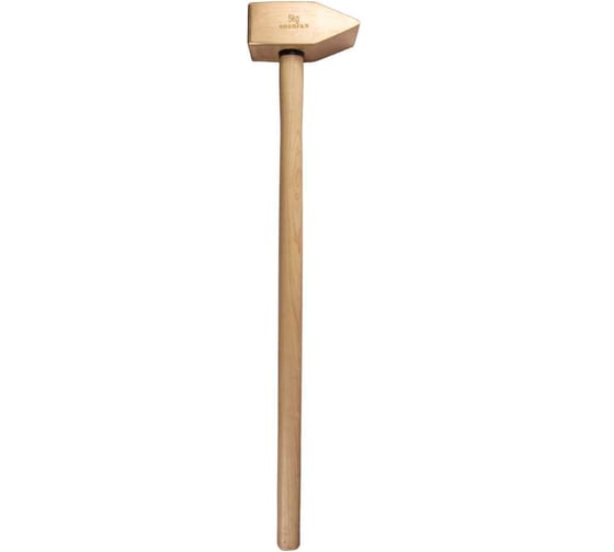 Кувалда искробезопасная СПЕЦГАЗ квадратный боек 2кг (общий вес 2,3кг), деревянная рукоятка 10000084