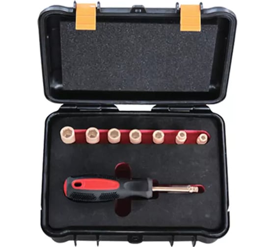 Набор головок искробезопасных Garwin 1/4” 8пр. GSS-ST08