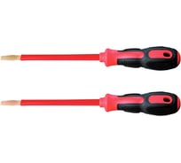 Отвертка шлицевая Garwin c двухкомпонентной ручкой искробезопасная VDE 1000V SL9х250 мм GSX-E28