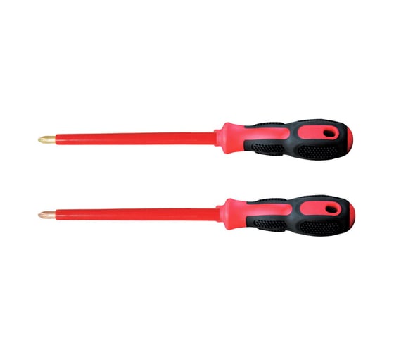 Отвертка крестовая Garwin c двухкомпонентной ручкой искробезопасная VDE 1000V PH2х150 мм GSX-F10