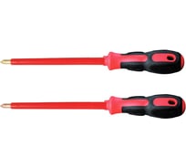 Отвертка крестовая Garwin c двухкомпонентной ручкой искробезопасная VDE 1000V PH4х450 мм GSX-F22