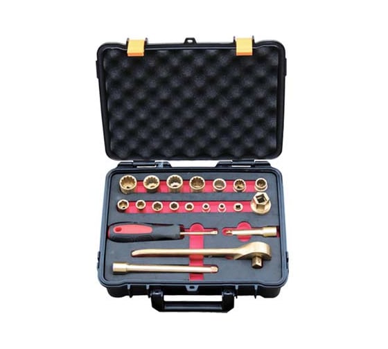 Набор головок Garwin искробезопасных 1/4” и 3/8” 21 пр. GSS-ST21