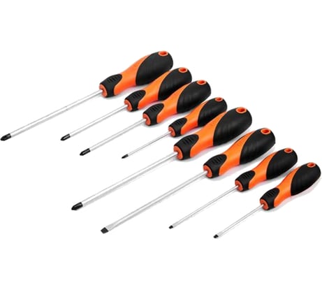 Набор отверток KENDO 8 предметов, CrV 00000073176