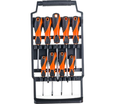 Набор отверток KENDO 9 предметов, CrV 00000073177