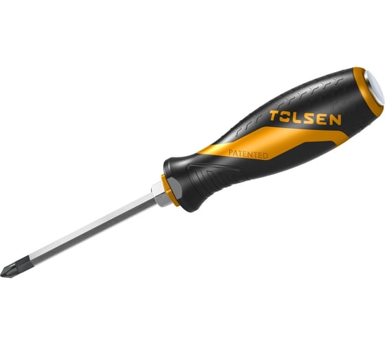 Крестовая отвертка TOLSEN GRIPro Phillips №1, 100 мм, силовая 20122 1