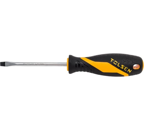 Шлицевая отвертка TOLSEN GRIPro Slotted 6.5 мм, 100 мм 20144
