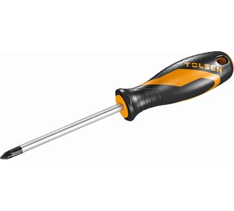 Крестовая отвертка TOLSEN GRIPro Pozidriv №3, 150 мм 20013
