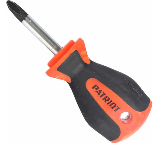 Отвертка PH2x38, CR-V, магнитная, 2-х компонентная рукоятка PATRIOT 350003031 1
