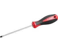 Отвертка Cr-v, эргономичная двухкомпонентная рукоятка, SL 3x100мм Зубр ТЕХНИК 25061-3.0-100