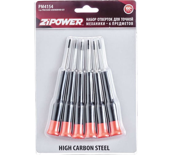 Набор отверток для точной работы Zipower PM4154