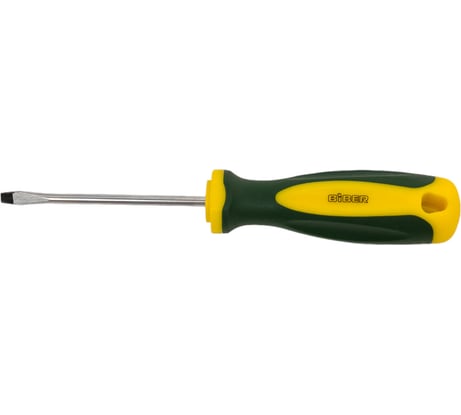 Отвертка Biber 86104 Тарзан CRV сталь, SL4x75 мм тов-210827