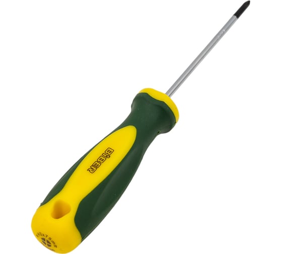 Отвертка Biber 86117 Тарзан CRV сталь, PH0x75 мм тов-210834