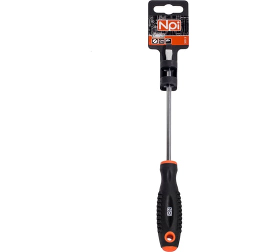 Шлицевая отвертка SL 5.5x125мм CrMo NPI 30013