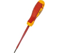 Диэлектрическая шлицевая отвертка 3.0х0.5х100 KRAFT KT 700427