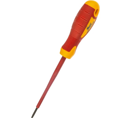 Диэлектрическая шлицевая отвертка 3.0х0.5х100 KRAFT KT 700427 1