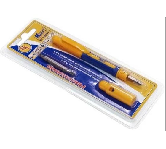 Карманная отвертка для точных работ 4 в 1 KRAFT KT 700471
