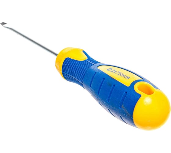 Шлицевая отвертка 3х75 KRAFT KT 700409