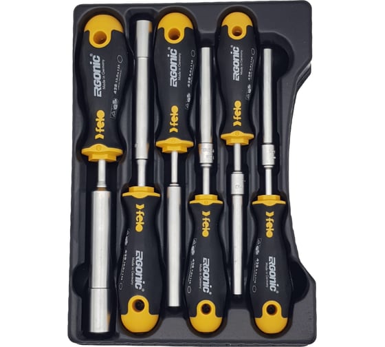 Набор отверток M-TECH Felo Ergonic в кейсе, 6 шт 42810636