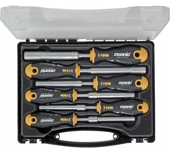 Набор отверток M-TECH Felo Ergonic в кейсе, 6 шт 42810636