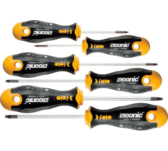 Набор отверток Tx Felo Ergonic, 6 шт 40896148