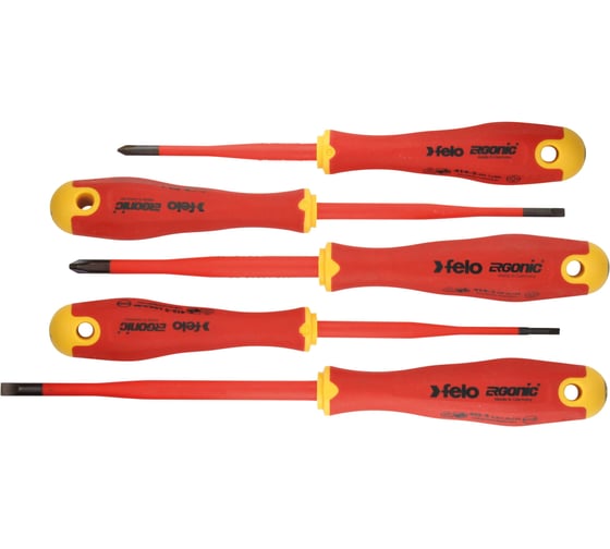 Набор диэлектрических отверток SL/PH E-Slim Felo Ergonic, 5 шт 41385198